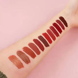 Pack of 12 WaterProof Matte Nude Redish Shades Lipgloss
