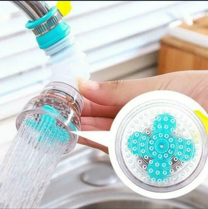 360° Adjustable Kitchen Tap Shower Head, Water Saving Faucet Sprayer Nozzle, High Pressure Sink Filter & Flexible Extension