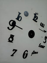 Decorative 3D Clock / DIY Clock Creative 3D Wooden wall clock for Home Decor