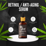 Lily Glow Retinol Anti-Aging Serum for Face – Wrinkle Repair, Skin Tightening & Night Care (30ml)