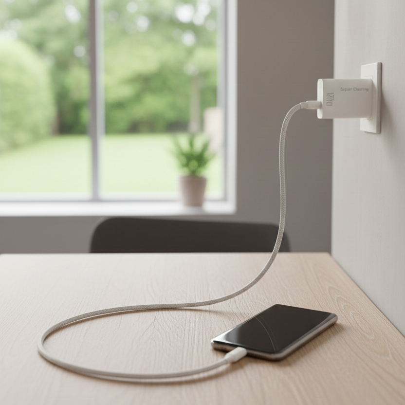 120 W Super Fast Charger Only Adapter Providing Quick Charging Speed With Reliable Performance And Durable Design (Without Box and Cable)