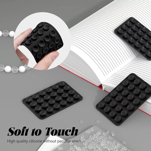 Mobile Bubble Grip | Silicone Suction Both Side Bubble Grip Cup Phone Strong Holder For Hands-Free Use | Universal Mobile Phone Stand (Random Color)