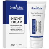 Gluta White Night Cream | 50ml | Advanced Brightening, Nourishing & Anti?Aging Formula
