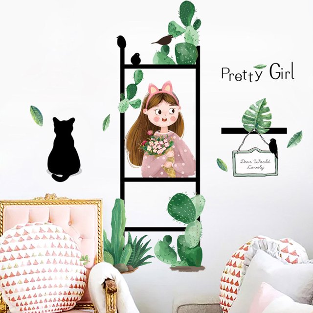 Inkjet Removable Wall Stickers Home Children's Room Interior Wall Stickers size 50x70 xls7246
