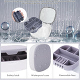 Portable Mini Jewelry Storage Box with Built-In Mirror – Compact Travel Organizer for Rings, Earrings, and Necklaces (Model LD-988)