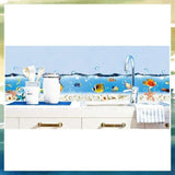 AY917 Finding Nemo Removable Sticker 60x90cm Cartoon Bathroom Decor Occean World Wall Corner Line Cling 6% off total if 2lots
