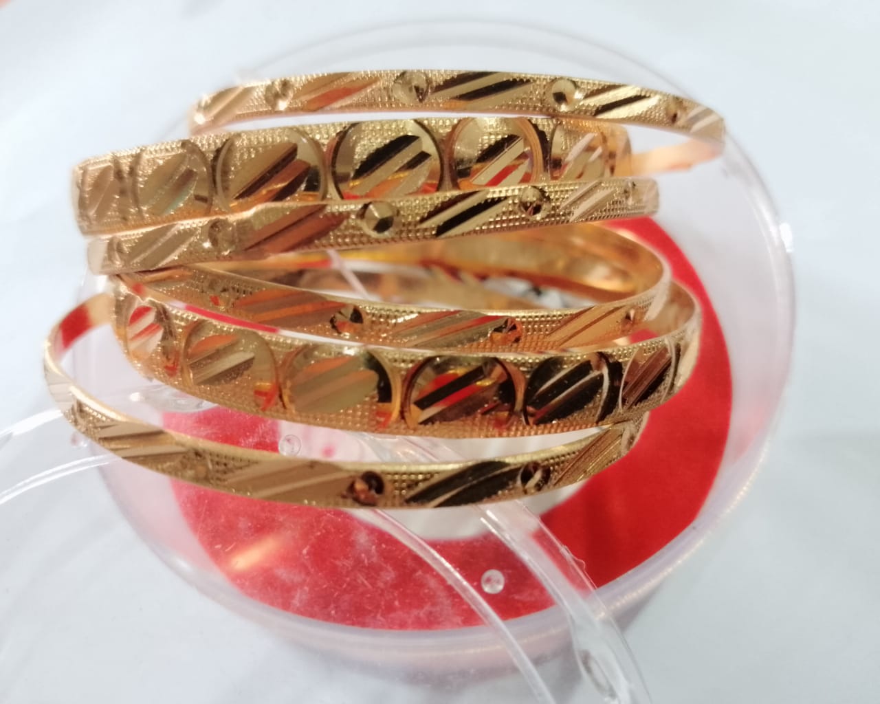 Bangle 8pcs golden bl24gde1h-1