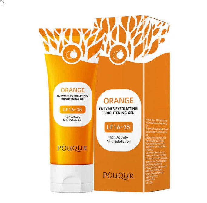 Orange Enzyme Exfoliating Gel | Brightening, Nourishing & Citrus Skincare For Radiant, Glowing, Healthy Skin