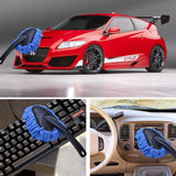 Car Wash Microfiber Cleaning Brush Car Collector Cleaning Dusts Mop Bristles Strong Water Absorption Vehicle Cleaning Wax Mop Brush, Home Cleaning Used Dust Removal Dusting Tool (Random Colors)