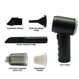 3 In 1 Portable Vacuum Cleaner Duster Blower Air Pump Wireless Hand-held Cleaning For Car Home (AS-228)