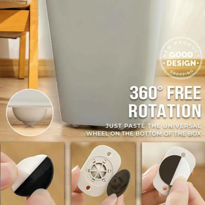 Pulley Wheel Pack Of 4 Pcs Card Packing Smooth Rotation Easy Use Compact Design Reliable Utility