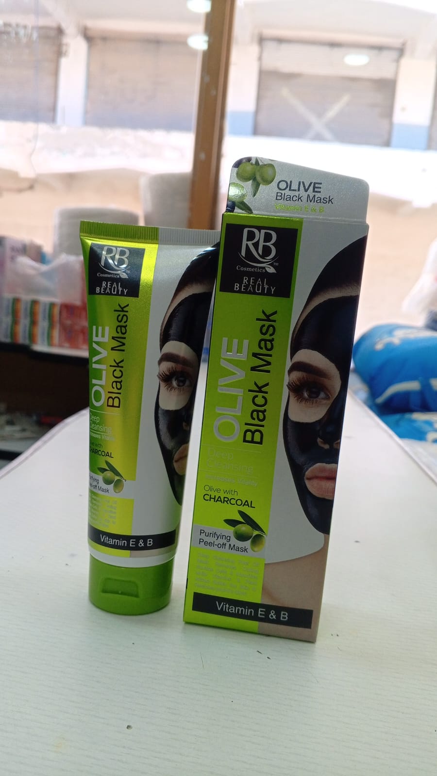 RB Cosmetics Real Beauty Olive & Charcoal Black Peel?Off Mask | Deep Cleansing & Purifying Care | Original