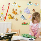 dlx6008  Little Cute Animals WALSTIKER WALL STIKER 60X90  dlx6008