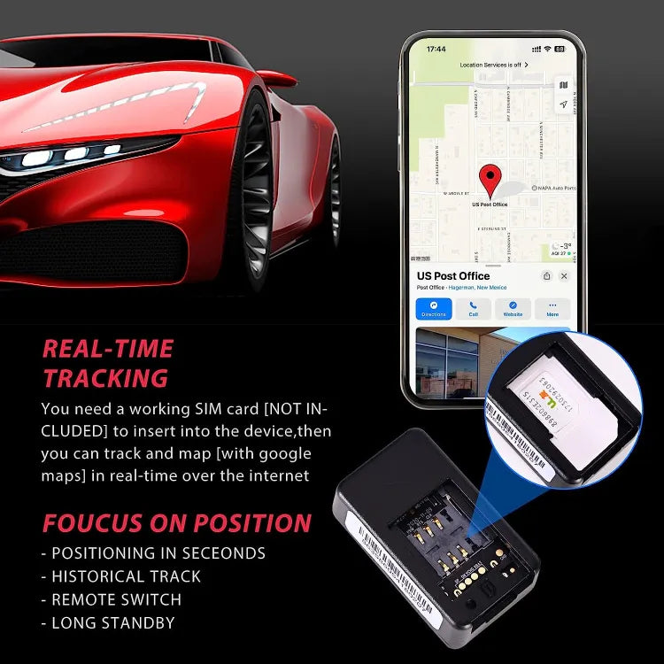 Gps tracker titanium quality with box | GF07 Wireless Mini Magnetic GPS Tracker Car Tracking Device