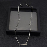 New Fashion Trendy Temperament Clavicle Chain Fashion Ladies Best Gift Party Travel Wholesale Bulk Stainless Steel Jewelry