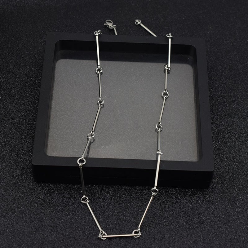 New Fashion Trendy Temperament Clavicle Chain Fashion Ladies Best Gift Party Travel Wholesale Bulk Stainless Steel Jewelry