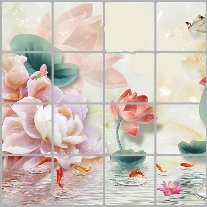 Kitchen Oil Proof Wall Sticker Heat Resistant Waterproof Self Adhesive Backsplash Cover for Kitchen Wall Protection