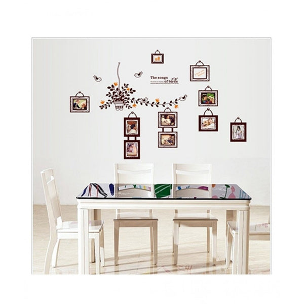 Birds Photo Frame Wall Sticker Xh501