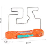 Bump Maze, Montessori Toy Electric Wire Maze Roller Game Touch Maze Puzzle Toy Collision Game Education Concentration Toy (Random Color)