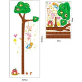 Stickers Muraux Auto-Adhésifs Autocollants Pour Hauteur De Chambre D'Enfants Dessin Animé Girafe Hauteur Pieds École Maternelle Décoration Stickers Muraux-Plinthe De Poussin Mignon_Extra Large size 60x90 ay904