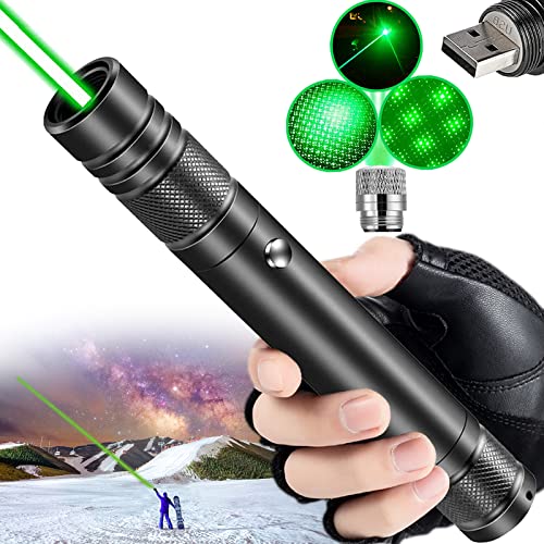 jy-303 Green Laser Pointer – Rechargeable with Lock Key, Charger &amp; Ideal for Teaching, Astronomy, Presentations More