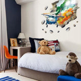 3D SK7144 WAR PLANE WALL STICKER WALL STICKER CHILDREN AIRCRAFT WALLSTICKER