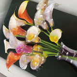 3D Aweosome flower Chinese Style Flower Classical Vase Wall Sticker