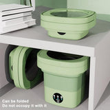 6.5L Portable Foldable Washing Machine Basket Random Color