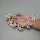Fashion Pearls golden Wedding Hair Accessories Flowers Bridal Hair Jewelry Hair Pins Pearl Clips for Women Headpieces