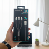 Sabawoon S113 3?in?1 Cable | 3A Fast Charging | Original Quality