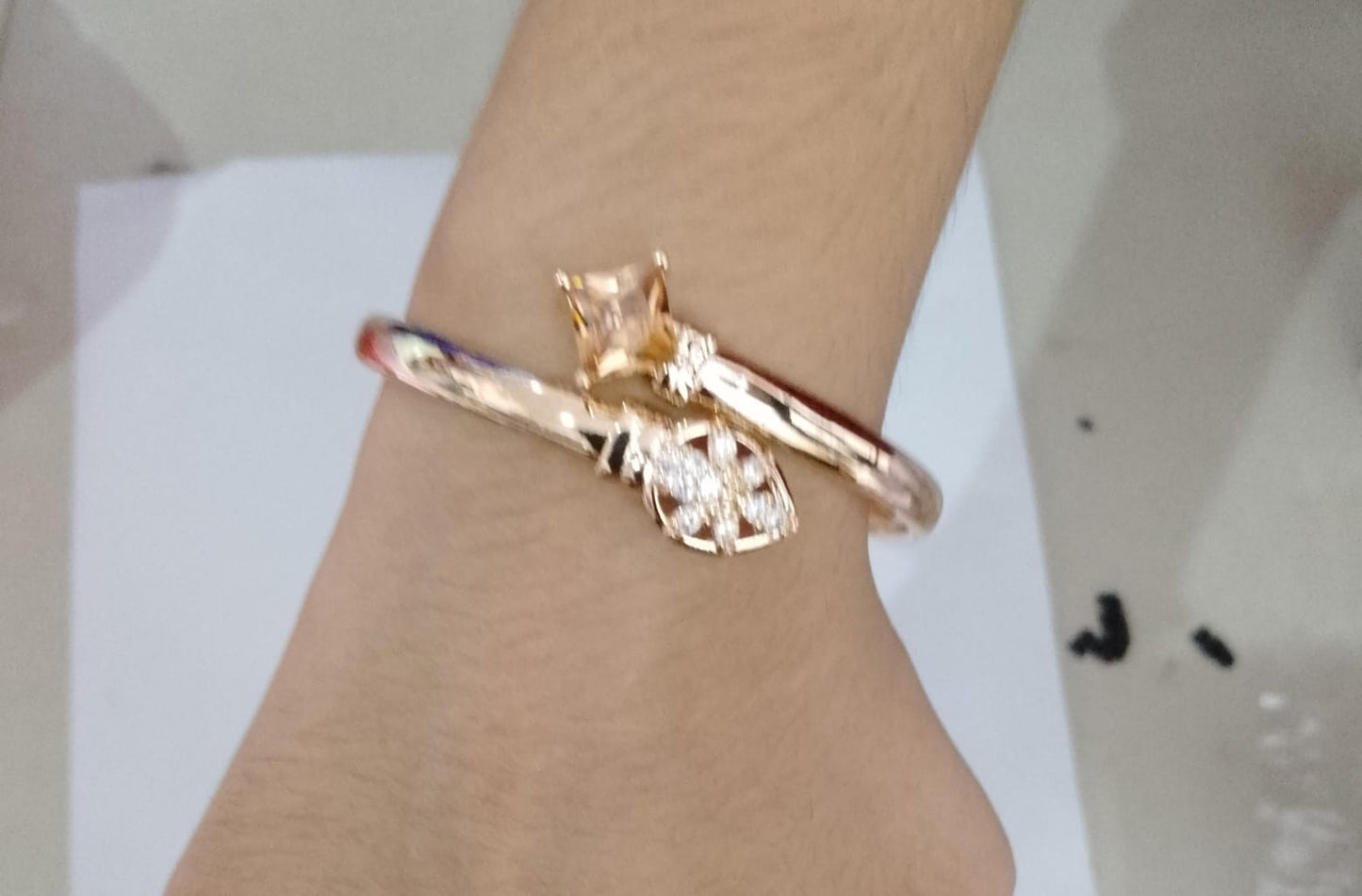 GOLD PLATED ZIRCON BRACELET btfrgda6e-1