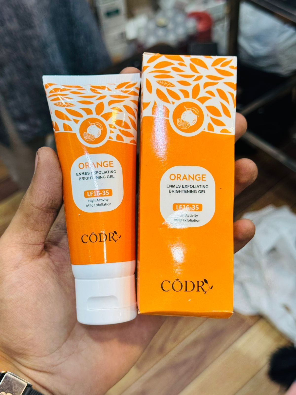 Orange Enzyme Exfoliating Gel – 100g | Brightening, Nourishing & Citrus Skincare For Radiant, Glowing, Healthy Skin 50ml