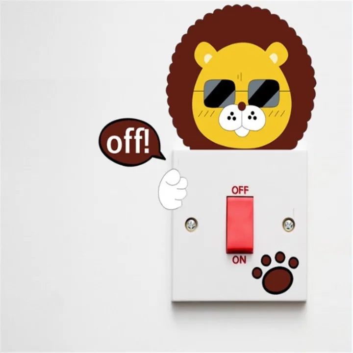 Wall decals, wall stickers, wall stickers for decorating switches and electrical outlets ZH97 size 30x45 kg3001