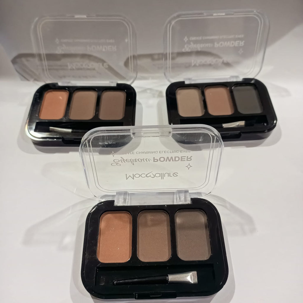 Mocallure 3 in 1 Eye Brow Powder Kit - The Color Art  ftekmiz4e-3