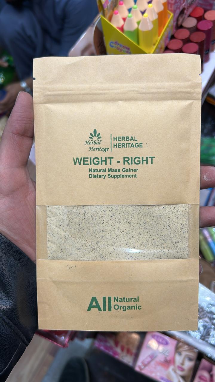 Herbal Heritage Natural Mass Gainer – Dietary Supplement for Healthy Weight Gain & Energy Support- 50Ml