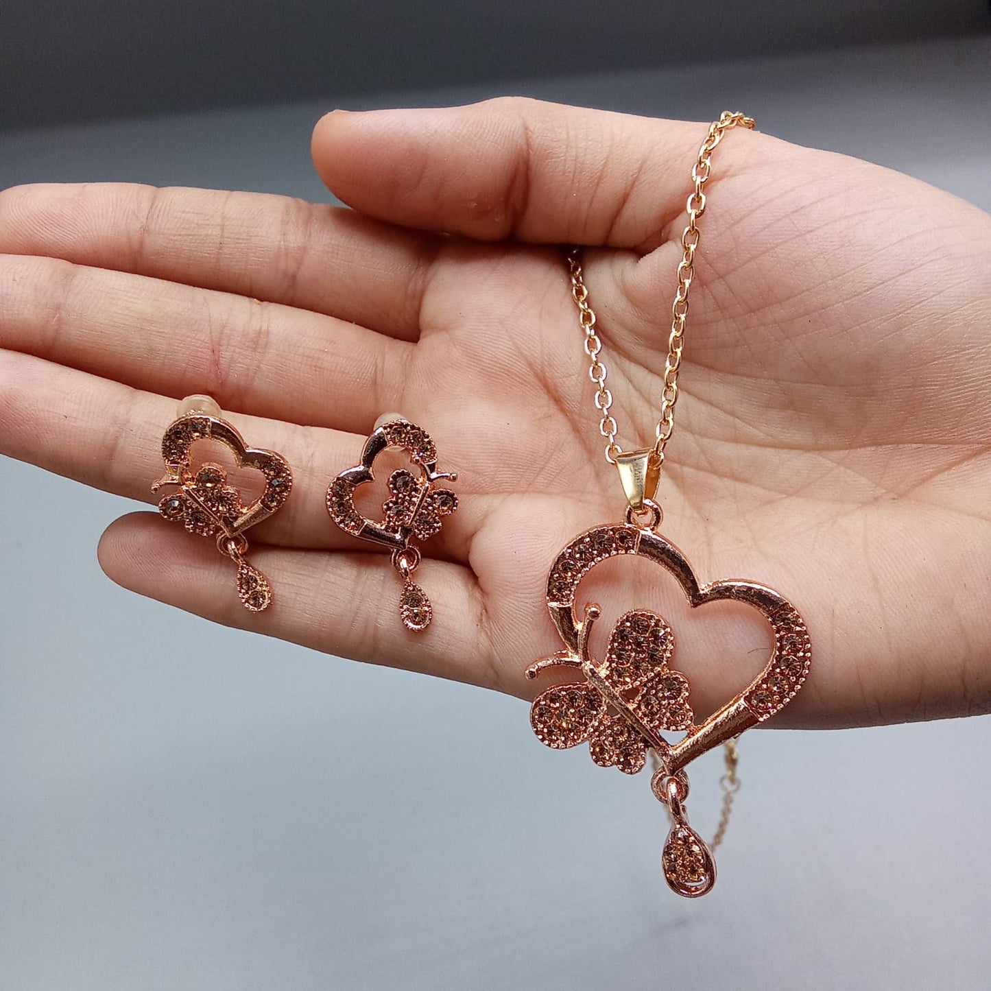 Necklace pendant Earrings Ethiopia wedding bridl jewelry sets for women