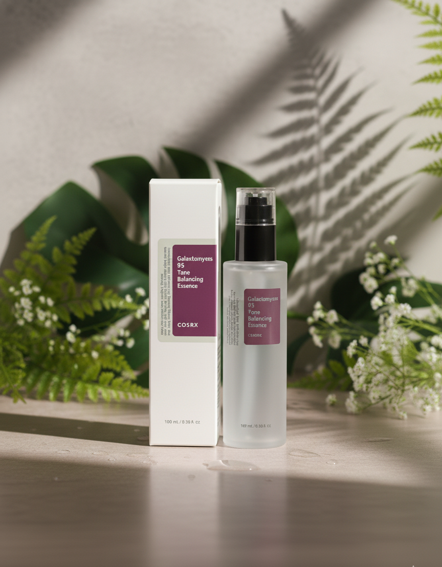 COSRX Galactomyces 95 Tone Balancing Essence – Radiance-Boosting Hydrating Essence for Brightening, Smoothing & Even-Toned Skin