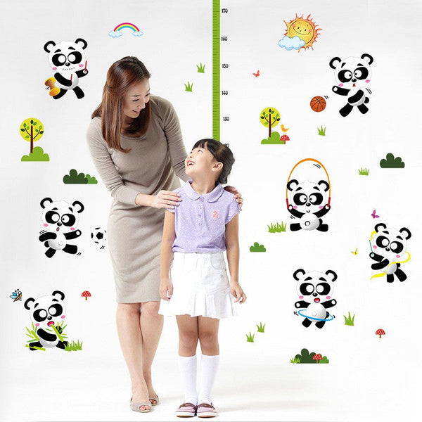 Sk9048 Cute Panda Wall Sticker