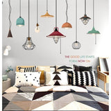 XH9308 Bedroom Window Wall Sticker Decal Exquisite Decoration Wall Stickers