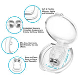 Silicone Magnet Nose Clip – Anti Snore Device for Sleeping, Best Quality, Pack of 4