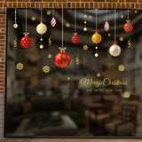Christmas Series Stickers Home Decor Wall Sticker Glass Window Sticker Christmas Decorations for Home New Year Gift Xh6284 Size: 45x60