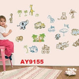 Wall Sticker / Wall Stiker / Stiker Dinding Binatang / Animal AY9155