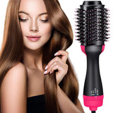 3?in?1 Hair Dryer with Comb, Hair Straightener & Curler for Easy Styling