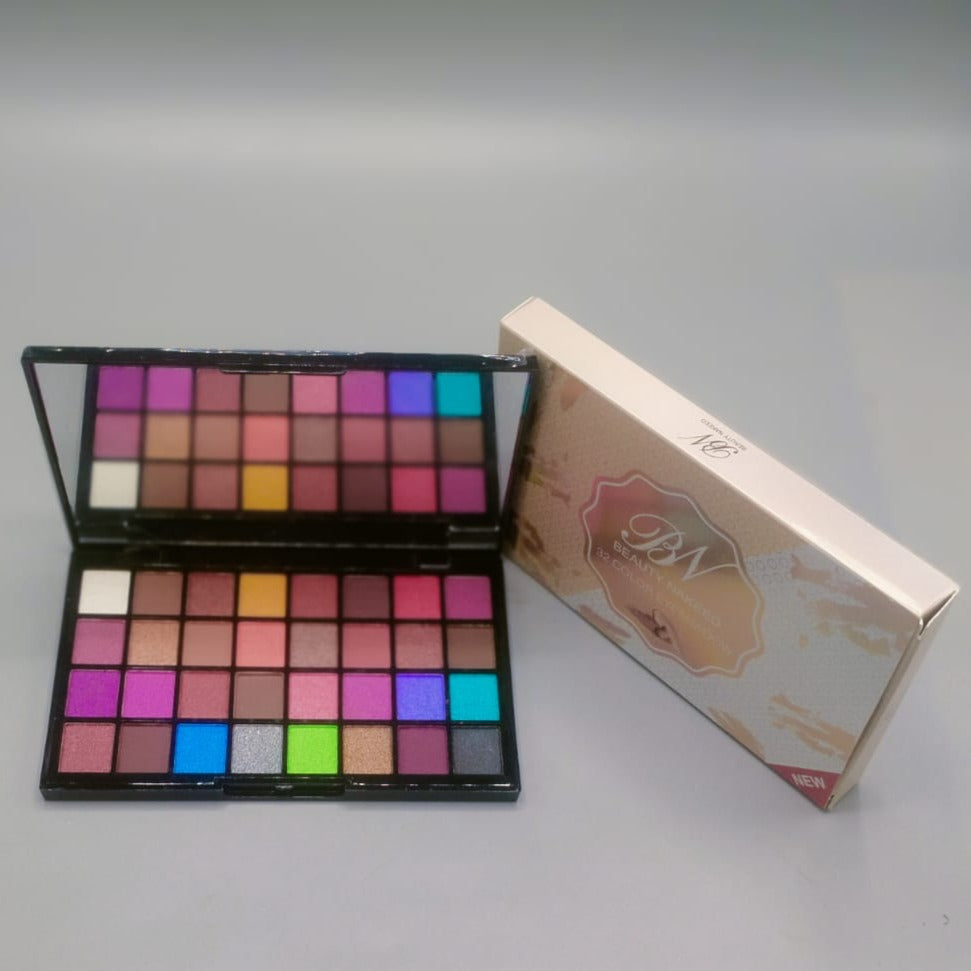 bn beauty nakeed 32 colour eyeshadow