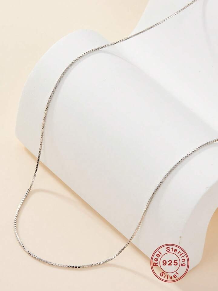 simple snake chain sliver colour