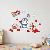 Doraemon Apple Picking Peel and Stick Wall Decals size 30x30 AM888-C