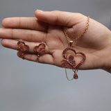 Necklace pendant Earrings Ethiopia wedding bridl jewelry sets for women