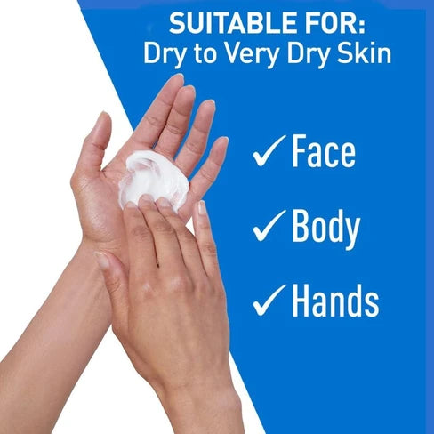 cerave moisturizing cream baume hydratant /non-greasy, fast-absorbing moisturizer for normal to dry skin on the face and body  50ml