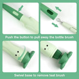 3-in-1 Silicone Baby Bottle Cleaning Brush Set – Pacifier, Straw, and Bottle Scrubber