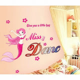 Wall Stickers for Kids' Rooms - Miss Danc Wall Decals - Removable Wall Stickers - Cute - Birthday - Animals - Disney Characters size 45x60 ay6012